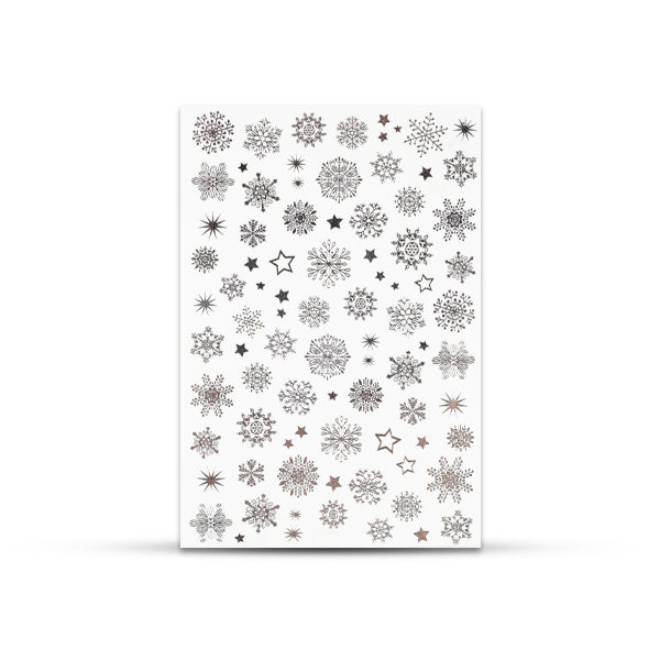 WATER DECAL - SILVER SNOW