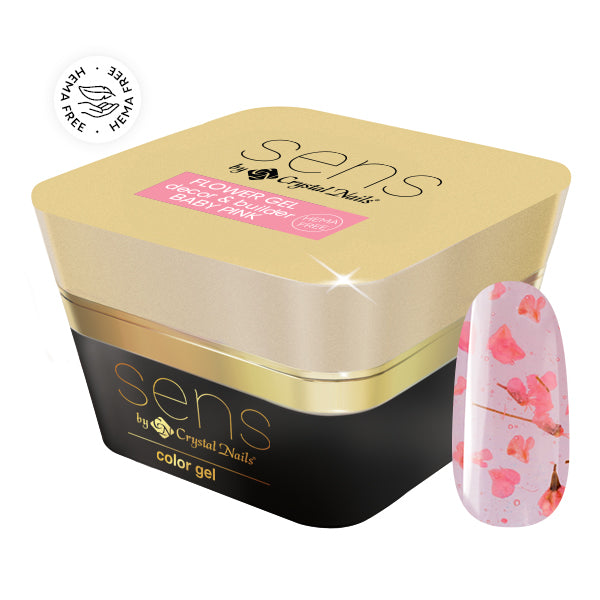 SENS FLOWER decor&builder gel Baby Pink 5ML (THF)