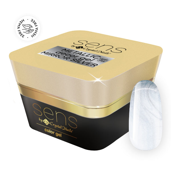 SENS METALLIC DECOR GEL 5 ML - Mirror silver (THF)