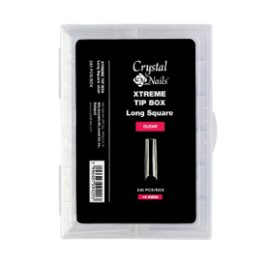 Xtreme Tip Box - Long Square clear 240pcs