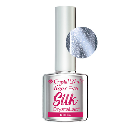 TIGER EYE SILK CRYSTALAC 4ML - Steel