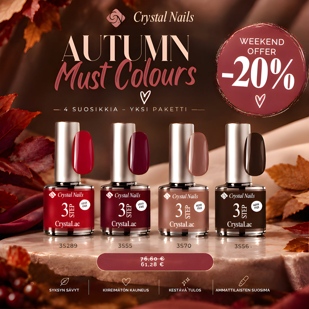 BEAUTY WEEKEND - AUTUMN MUST COLOURS