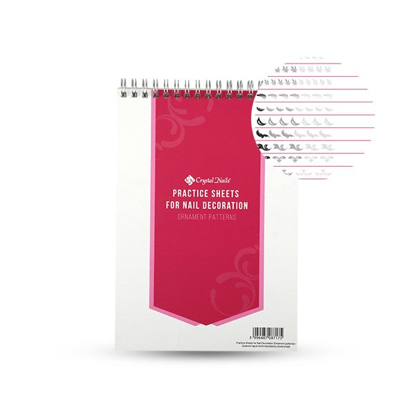PRACTISE SHEETS FOR NAIL DECORATION (ORNAMENT PATTERNS)