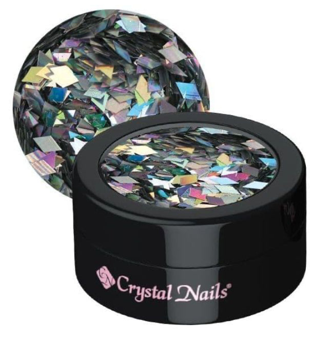 NAIL ART DIAMOND HOLO SILVER