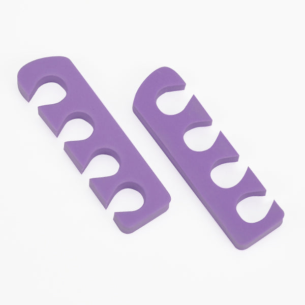 1 pair of toe separators purple