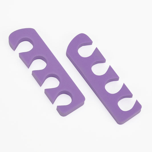 1 pair of toe separators purple