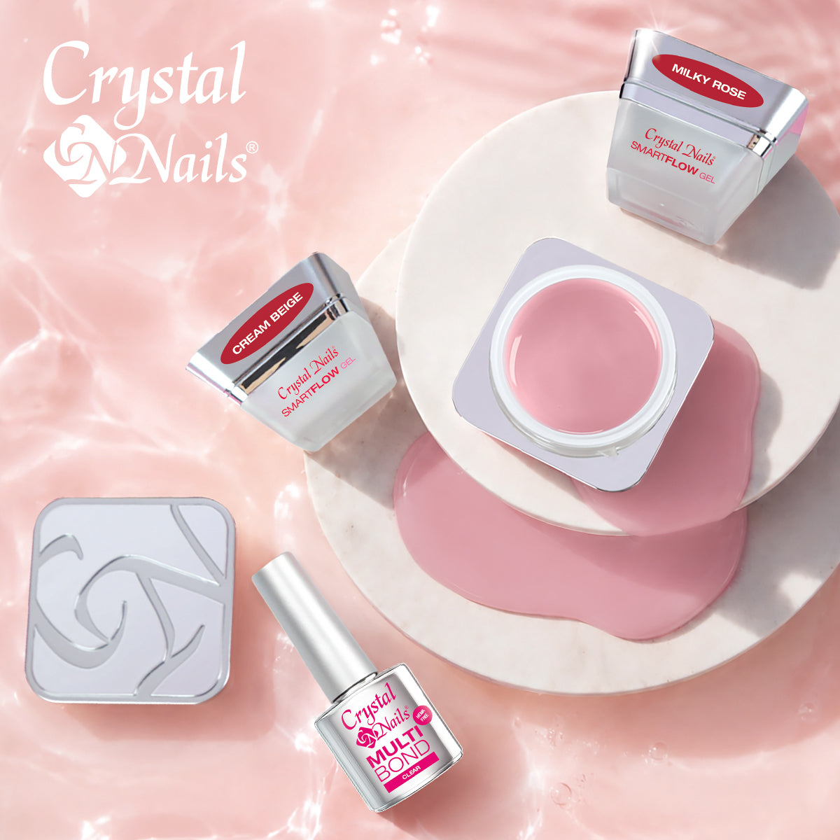SmartFlow Builder Gel - Milky Rose 15ML