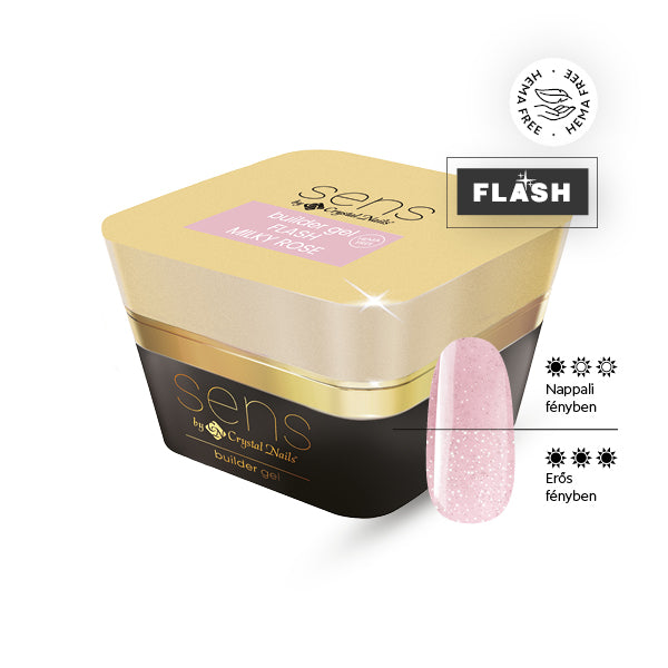 SENS BUILDER GEL - FLASH MILKY ROSE 40 ML