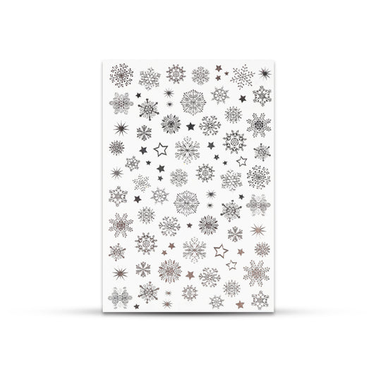 WATER DECAL - SILVER SNOW