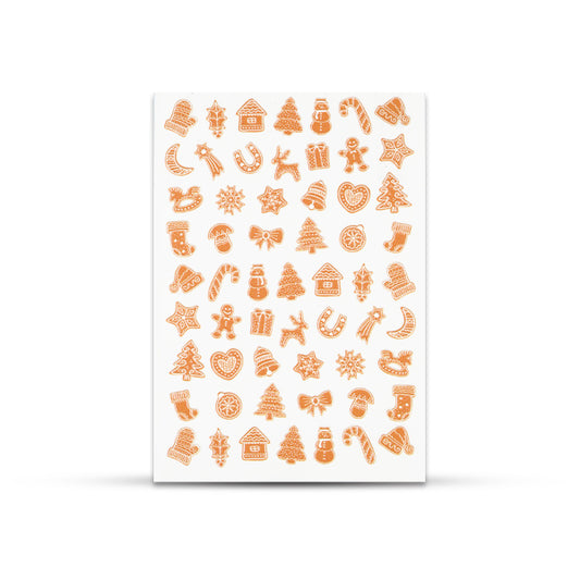 WATER DECAL 3D - GINGERBREAD