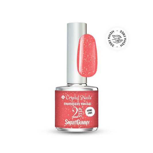 SmartGummy Rubber Base Gel 8ML - Nr17 Sunshine Flamingo (THF)