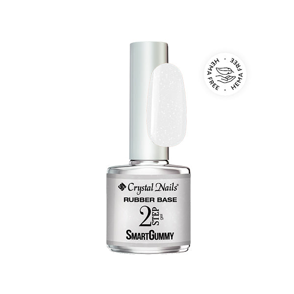 SmartGummy Rubber Base Gel 8ML - Nr48 Shimmer White (THF)