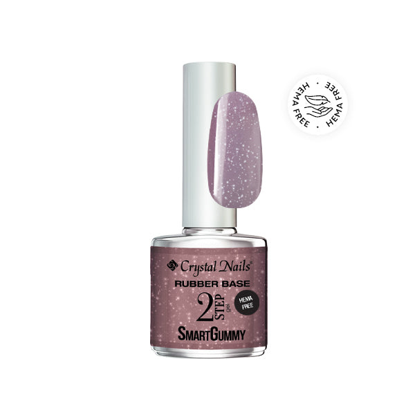SmartGummy Rubber Base Gel 8ML - Nr7 Shimmer mauve (THF)