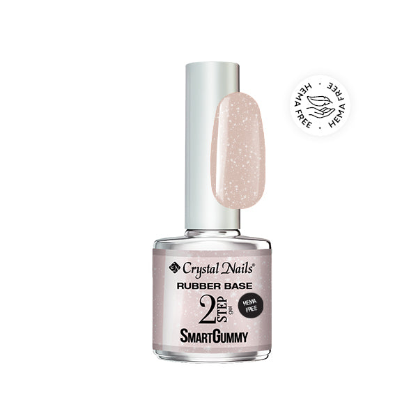 SmartGummy Rubber Base Gel 8ML - Nr49 Shimmer Ecru (THF)