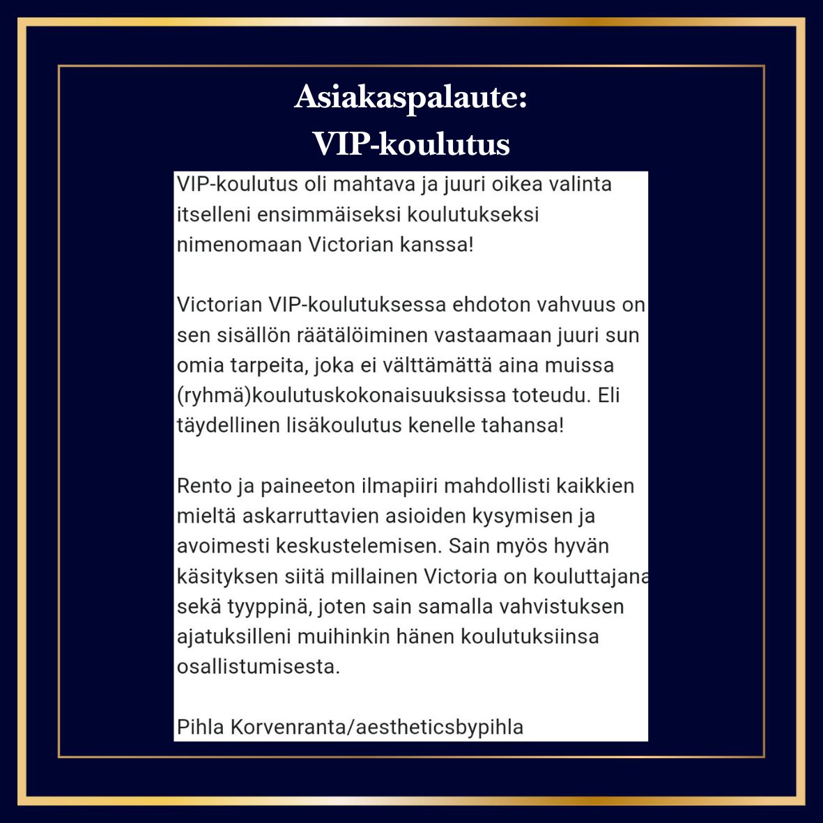VIP-koulutus