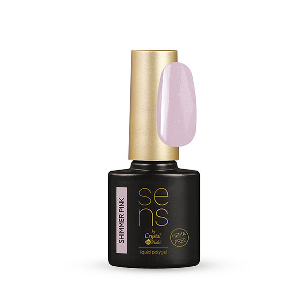 SENS LIQUID POLYGEL - SHIMMER PINK 10ML (HF)