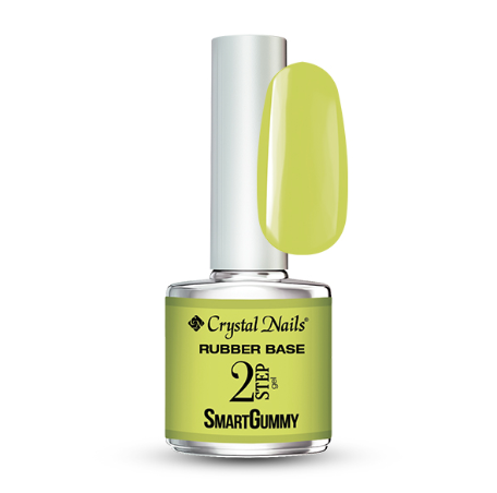 SMARTGUMMY RUBBER BASE GEL 8ML - Nr24 Neon Yellow