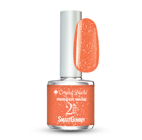 SMARTGUMMY RUBBER BASE GEL 8ML - Nr25 Sunshine Orange