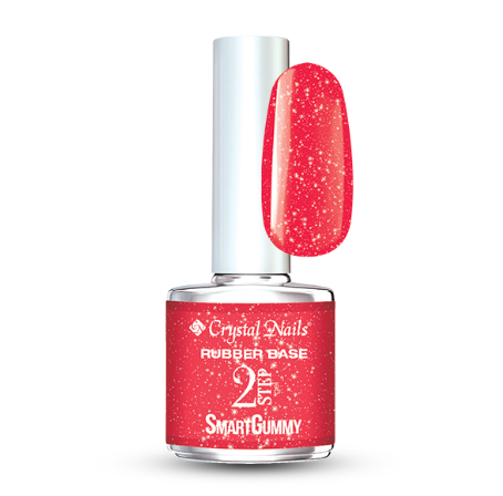 SMARTGUMMY RUBBER BASE GEL 8ML - Nr26 Sunshine Coral
