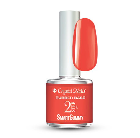 SMARTGUMMY RUBBER BASE GEL 8ML - Nr34 Glowy Fire