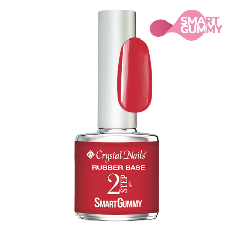 SMARTGUMMY RUBBER BASE GEL 8ML - Nr36 Fiery Red
