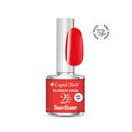 SmartGummy Rubber Base Gel 8ML - Nr3 Passion Red (THF)