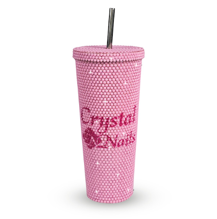 Cup rhinestone - Pink