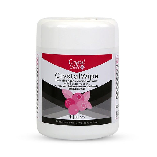 CRYSTALWIPE - KYNSIEN JA IHON PUHDISTUSPYYHE (MUSTIKAN TUOKSU) 80 KPL