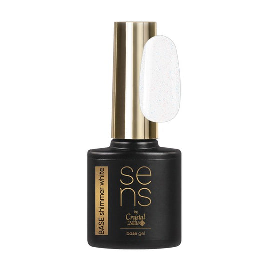 SENS BASE GEL - SHIMMER WHITE 10 ML